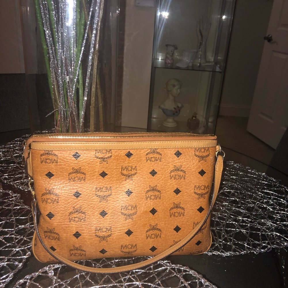 TAN MCM BAG